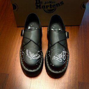 Dr. Martens Celestial Moth Platform Monkstraps/ Derby MSRP$210 Chic & Grunge